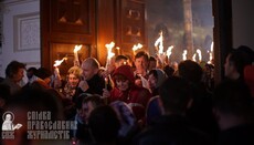 Thousands of believers celebrate Easter in Kiev-Pechersk Lavra