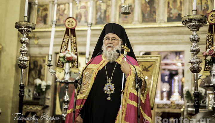 Metropolitan Nektarios (Dovas) of Corfu, Paxoi and the Diapontian Islands. Photo: romfea.gr