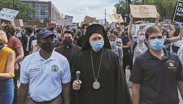 Head of the Archdiocese of the Patriarchate of Constantinople in the United States, Archbishop Elpidophoros (Lambriniadis). Photo: vimaorthodoxias.gr