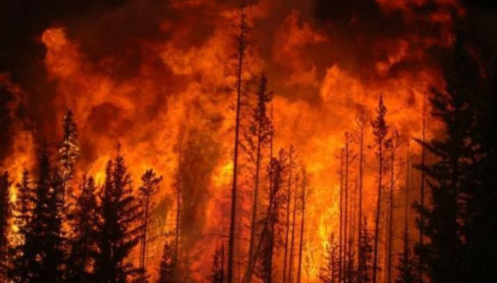 UOC calls for prayer to end fires in Luhansk region