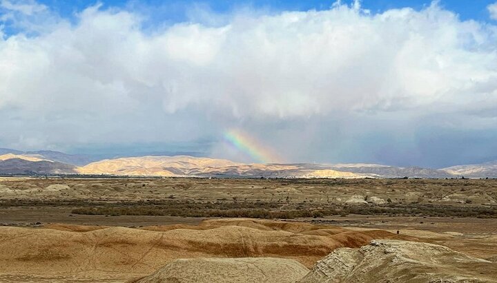 A rainbow over the Jordan. Photo: facebook.com/igor.pchelintsev