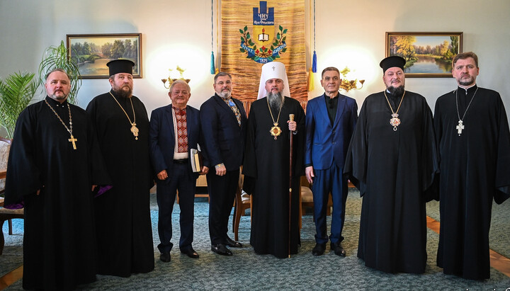 Epifaniy Dumenko at the Chernivtsi National University. Photo: pomisna.info